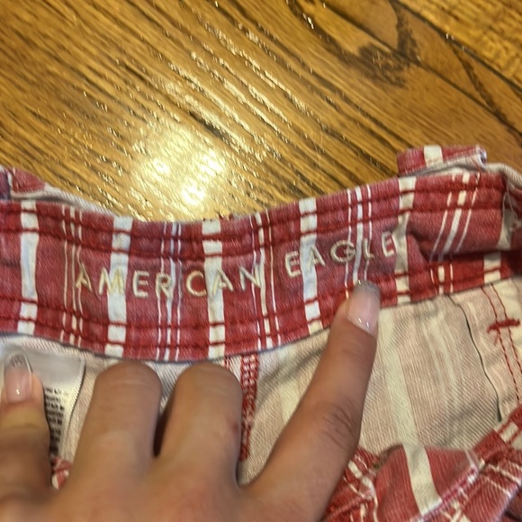 american eagle high waisted jean shorts, size 0 - Picture 4 of 7